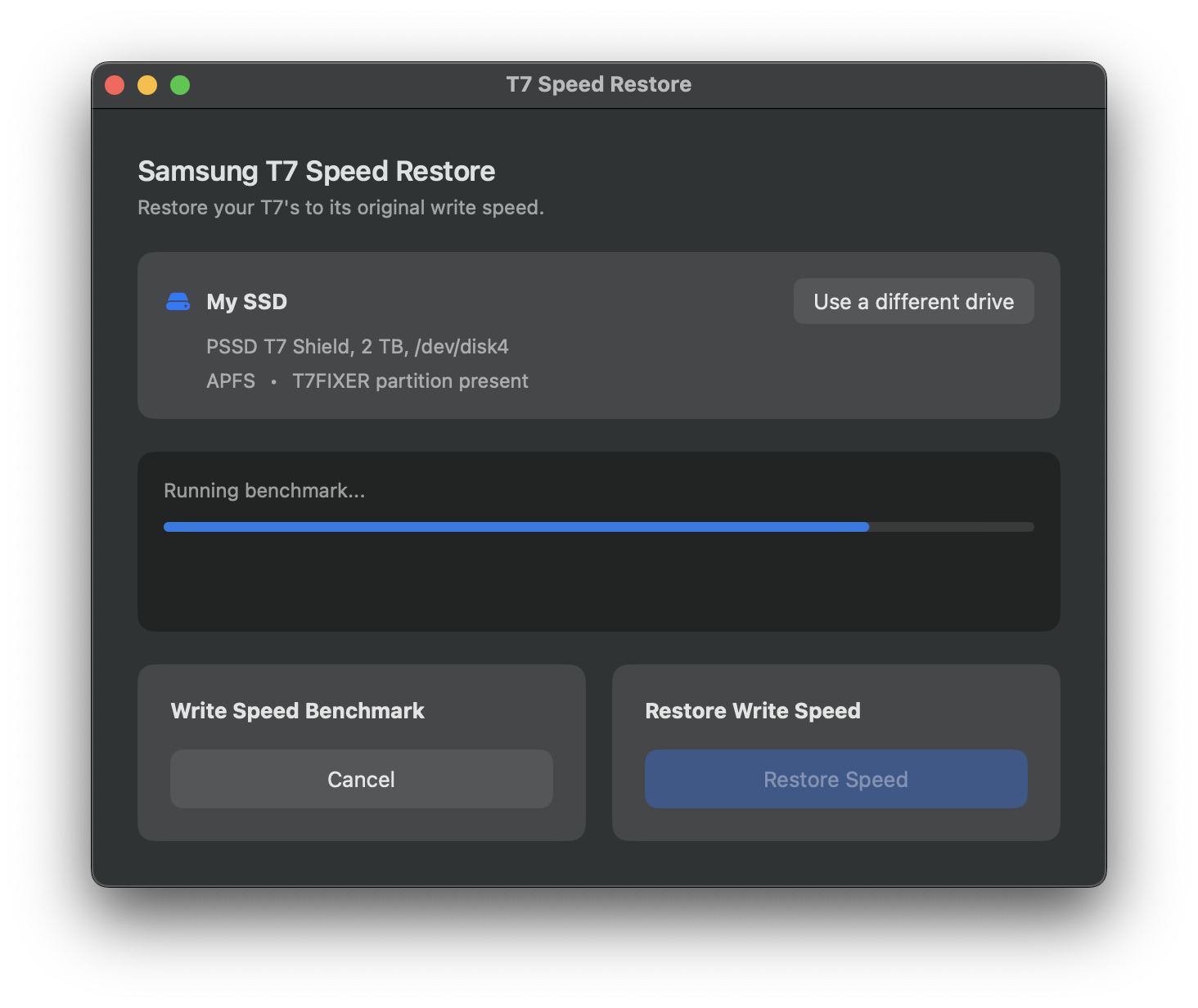 System password prompt during the fix